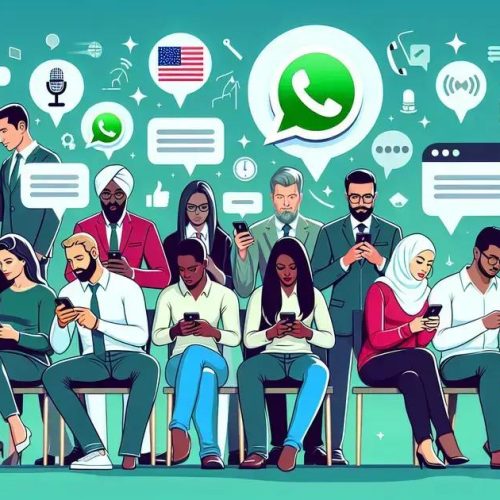 transcrição de mensagens de voz no WhatsApp
